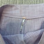 Free People  Big Dreams Skort skirt/shorts gingham lavender purple & white Photo 4