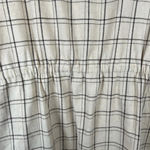 Cozy Co Women's Harper Plaid Jacket Beige Button Up Lined Shacket Layering Large Black Photo 11