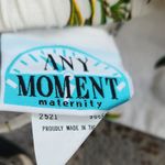 Any Moment Maternity White Flower Design Pajamas XL Photo 1