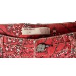 No Boundaries Juniors  Cutoff Red Bandana Print Lace Trim Stretch Jean Shorts 11 Photo 4