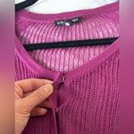 Eileen Fisher Women's Purple/Pink Waffle Knit see-thru
Cardigan SIZE X-LARGE Photo 5