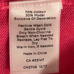 Talbots Bow Sweater Fuchsia Pink 1X Photo 7