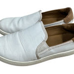 UGG  Cas White Leather Slip On Sneakers Women’s Size 6.5 Comfort Casual Shoes Photo 0
