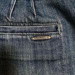 Dollhouse Y2K Vintage Dark Wash High Waist Blue Jean Shorts 9 Nautical Pin Up Photo 6