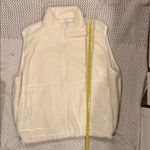 Girlfriend Collective  Womens Cream Fleece Vest 5XL Photo 2