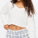 Forever 21 Ivory Knit Top Photo 1