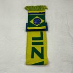 Brazil Brasil Soccer Logo Eclipse Winter Country Acrylic Scarf Scarve Unisex Green Photo 2
