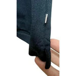 Callaway  Women's Golf Tennis Polo Top Stretch 3/4 Zip Navy Blue Large Photo 4