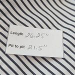 Style & Co . White and Black Stripe Button Down Blouse Size 16 Striped Blouse Photo 7