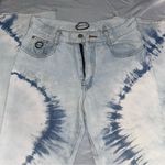 Zana Di VINTAGE Zana-Di light wash tie-dye flare jeans Photo 3