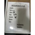 Urban Outfitters BDG Jeans Women 27 Cream Flare Low Rise Cotton Blend Denim Photo 7