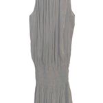 Ramy Brook Paris Sleeveless High Neck Mini Dress in Silver SMALL Photo 2