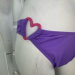 Wild Fable  Women’s Purple with Pink Heart Two piece Bikini Set Size Medium. Photo 4