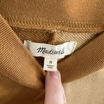 Madewell  color block sweatshirt NWT two tone gold long sleeve womens size medium Photo 3