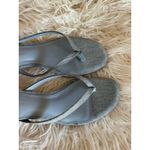 Good American  Denim Thong Mule Sandal Size 9 Photo 8