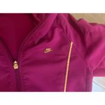 Nike Vtg Y2K Track Jacket Full Zip Purple Gold Trim Athleisure Activewear bomber Photo 6