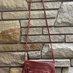 B. Makowsky Crossbody Bag Leather Mauve Pink Photo 5