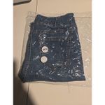 Energie Denim Bermuda Shorts, Distressed Raw Hem, Pull On Waist, Juniors Size 9 Photo 6