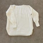 Boutique  White Knit Oversize Tunic Sweater Photo 8