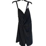 Susan Graver Black Twist Front One Piece Swimsuit Tummy Control Size 20W plus Photo 1