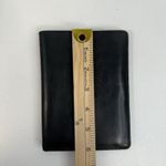 Genuine Leather Passport Holder Black Bifold Wallet Card ID Travel Wallet Photo 6