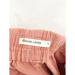 Marine layer  Elle Relaxed Crop Pants Size Medium Rust Orange Preppy Minimalist Photo 5