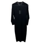Alexis NEW  Rochelle Robe Black Beaded Semi-Sheer Midi Dress Women's Size Small Photo 3