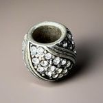 Brighton  Americana Cystal Silver Bead Photo 1