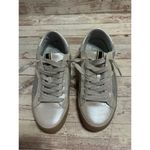 Shu Shop Paula Sneakers Women's Size 6.5 Ice Silver Rhinestone Bling Lace Up Photo 2