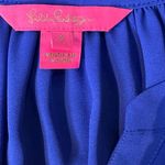 Lilly Pulitzer  womens sz S royal blue‎ Anela button down long sleeve blouse Photo 4