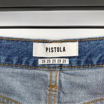 Pistola Presley Crossover High Rise Straight Jean Blue Wash 29 Photo 5