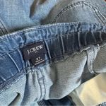 J.Crew  Womens Straight Leg Crop Jeans Sz 27 Medium Wash Paperbag Waist Photo 13