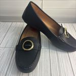 Calvin Klein Leana Black Leather Loafers Shoes 34E9742 Women Size US 7M Photo 0