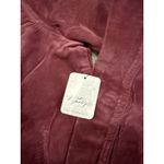 Free People NWT $178  Jayde Cord Flare Jumpsuit Wine L Cottagecore Western‎ Retro Photo 11