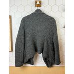BLANK NYC Tweedy Gray Knit Wool Blend Sweater Full Zip Coat - Size - Small Photo 2