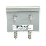 new Nadri ❤︎ Freshwater Pearl Crystal Drop Boho Bride Earrings ❤︎ Beach Wedding Silver Photo 8