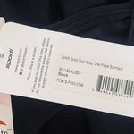 Sporti HydroLast Solid Thin Strap Swimsuit Black Photo 8