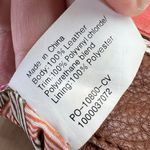 The Sak  Kendra Vintage Coral Brown Leather Crossbody Bag Adjustable Strap Photo 13