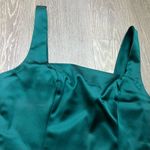 Abercrombie & Fitch Dark Green Satin Camisole Photo 1