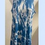 🆕Blue Tie Dye Trendy Knit Tank Dress M🆕 Blue Size M Photo 3