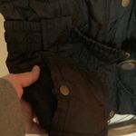 Rue 21 Puffy Vest black with hoodie and fur size L Photo 3