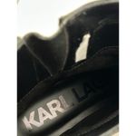 Karl Lagerfeld PARIS Martina Leather
Rhinestone Studded Lug Sole Moto Boots Sz 8 Photo 11