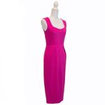 Elliatt  City Square Neckline Midi Length Dress Casual Party Sophisticated Pink Photo 3