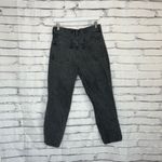 Old Navy Vintage Y2K Extra High Rise Straight Leg Jeans Dark Grey Distressed 8 Photo 9