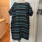 Eileen Fisher  organic linen stripe shift dress Photo 7