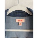 Evri Womens‎ Denim Jacket Size 3X Blue Long Sleeves Pockets Casual Chic Neutral Photo 9