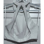 Harper +‎ Lemon Junior's Two Piece White Sleeveless Top Peach Tulle Skirt Size L Orange Photo 3