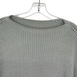 Women’s Chunky Oversized Wool Blend Gray Knit Sweater Size XL Photo 2
