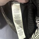 Chico's Cream Black Diamond Jacquard 3/4 Sleeve Top Blouse Size 1 US M Workwear Photo 7