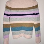 Point sur  J Crew Womens Sweater Size S Small Pink Purple Alpaca Striped Soft Photo 0